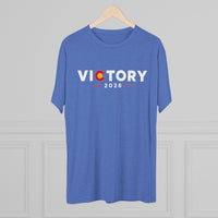 Victory 2026 T-Shirt | Signature Supporter Tee Colorado Triblend Royal Blue | Next Level Triblend | Front + Back Print