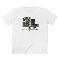 Faith & Sport | Fall Family Football — T-Shirt Faith Runs Through It-Michigan State Edition | Game Day Faith Tee | Veteran-Owned Small Business | Liberty & Victory Co.