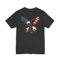 Patriotic T-Shirt | Victor for Colorado OMR Eagle Biker Design | Veteran-Owned | Liberty & Victory Co.