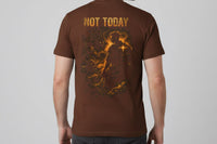 Not Today Ultra Premium Faith Warrior Tee | Christian Tactical Shirt