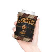 Patriotic Can Cooler 2-Pack |  2-Pack God Is Great Beer Is Good & American Dominance in Milan | Liberty & Victory Co