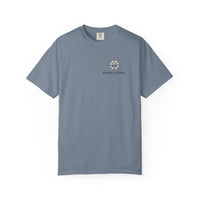 Christian T-Shirt | Seek and You Shall Find Sunrise Compass Garment-Dyed Tee | Wonder & Wander | Liberty & Victory