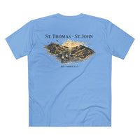 Island Sunset T-Shirt | St. Thomas & St. John Tee | Coastal Faith Apparel | Liberty & Victory