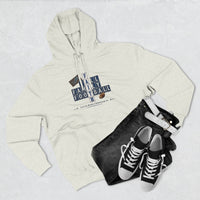 Faith & Sport | Fall Family Football — Premium Hoodie Faith Runs Through It-Detroit Edition | Game Day Faith Hoodie | Veteran-Owned Small Business | Liberty & Victory Co.