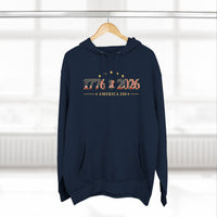 Independence 1776–2026 Hoodie — America 250 Vintage Flag Pullover
