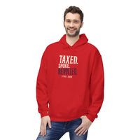 Patriotic Hoodie | Taxed. Spoke. Revolted. 1776 Founders Line | Liberty-In-One | Liberty & Victory