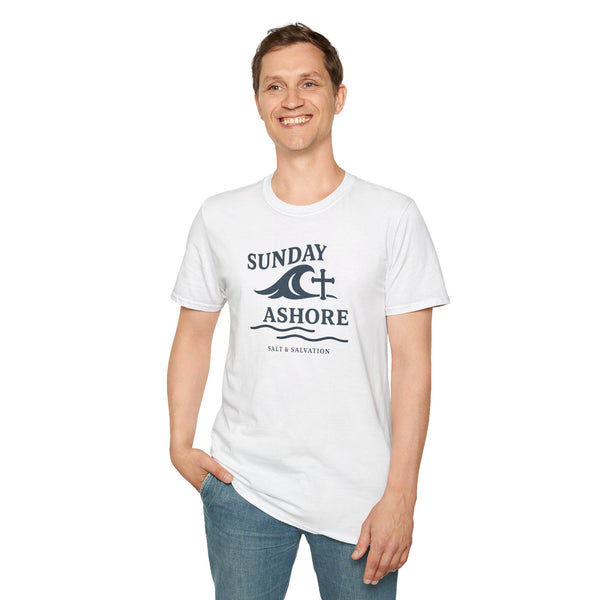 Coastal Faith T-Shirt | Sunday Ashore Essential Tee | Salt & Salvation | Liberty & Victory
