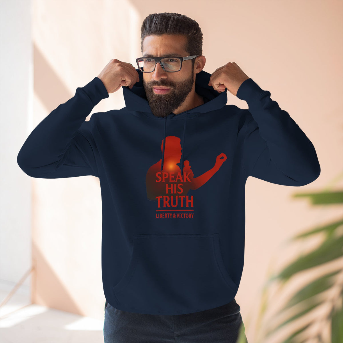 Speak His Truth Hoodie — Christian Faith Graphic Pullover