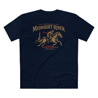Patriotic T-Shirt | Original Midnight Rider | Heritage 1775 | Rider + Horse Back Graphic | Liberty-In-One | Signature Line | Veteran-Owned | Liberty & Victory Co.