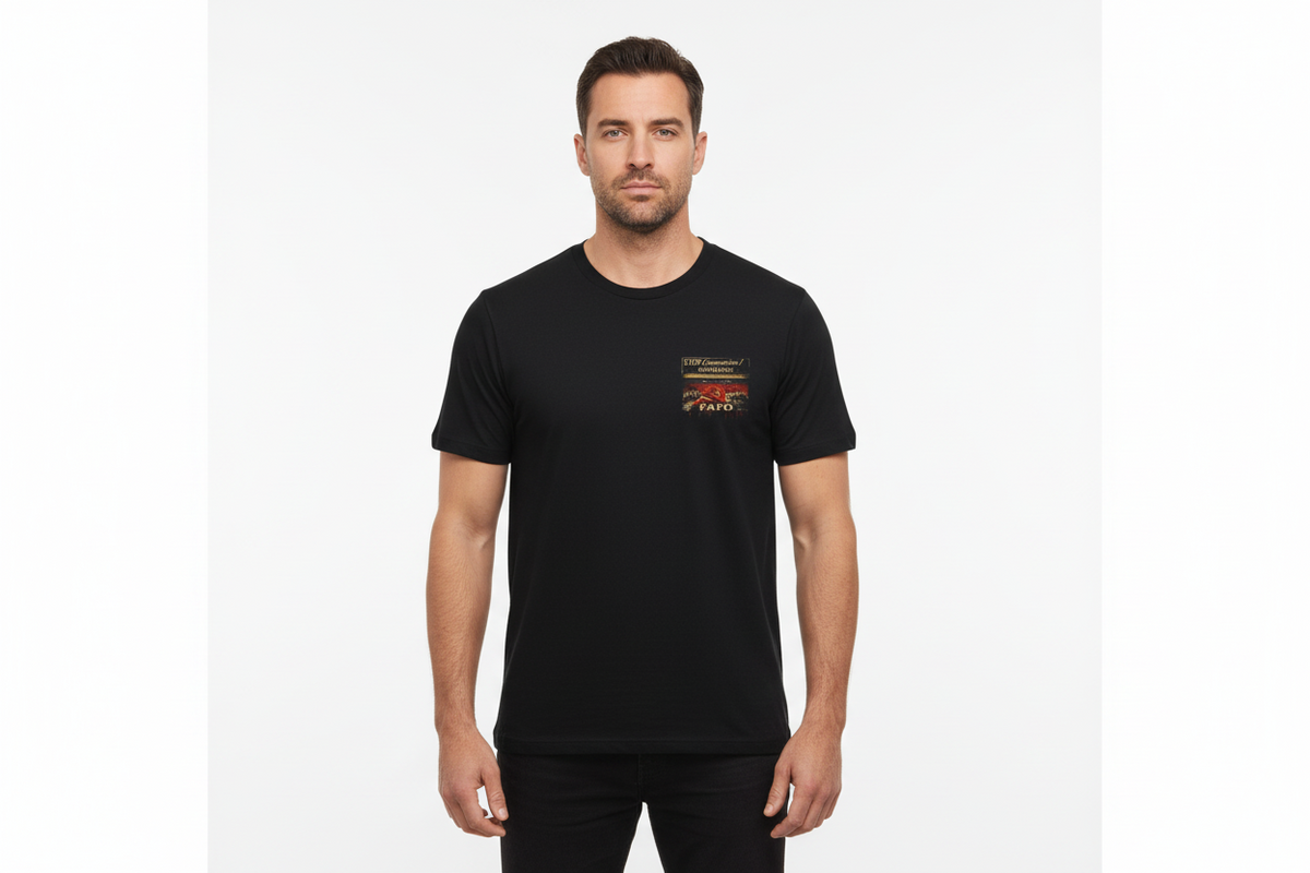 FAFO Downfall of Collectivism  — "Warning Signs" Political Satire Tee (Different Faces, Same Ideas)