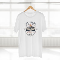 Christian | Altitude Apparel — T-Shirt | Mountain Faith × Higher Living | Est. 33 AD | Veteran-Owned Small Business | Liberty & Victory Co.