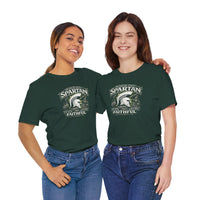 Faith & Sport T-Shirt | Spartan Faithful Helmet Graphic Tee | Victory-In-One | Liberty & Victory
