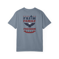 Faith Family Freedom Tee | Christian Patriotic Shirt | In Deo Vincimus