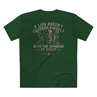 Christian T-Shirt | Colorado Lionheart | A Lion Doesn't Concern Himself | Mountain Lion + Colorado Emblem | Liberty-In-One | Signature Line | Veteran-Owned | Liberty & Victory Co.