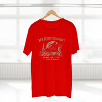 Patriotic Faith | We Ride Tonight — T-Shirt | April 18, 1775 × 1776–2026 OMR | Veteran-Owned Small Business | Liberty & Victory Co.