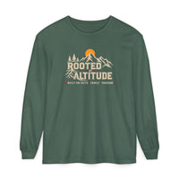 Mountain Faith | Rooted at Altitude — Colorado Edition Long Sleeve Tee | Built on Faith. Family. Freedom. | Veteran-Owned Small Business | Liberty & Victory Co.