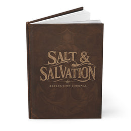 Christian Reflection Journal | Weathered Leather Printed Hardcover | Faith Gift | Liberty & Victory Co.