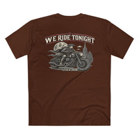 Patriotic T-Shirt | We Ride Tonight | Revere MC | OMR Winged Emblem | 1776–2026 | Liberty-In-One | Signature Line | Veteran-Owned | Liberty & Victory Co.