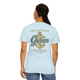 Coastal Faith | Grace Leads You Home — Coastal Christian Faith T-Shirt | Veteran-Owned Small Business | Liberty & Victory Co.