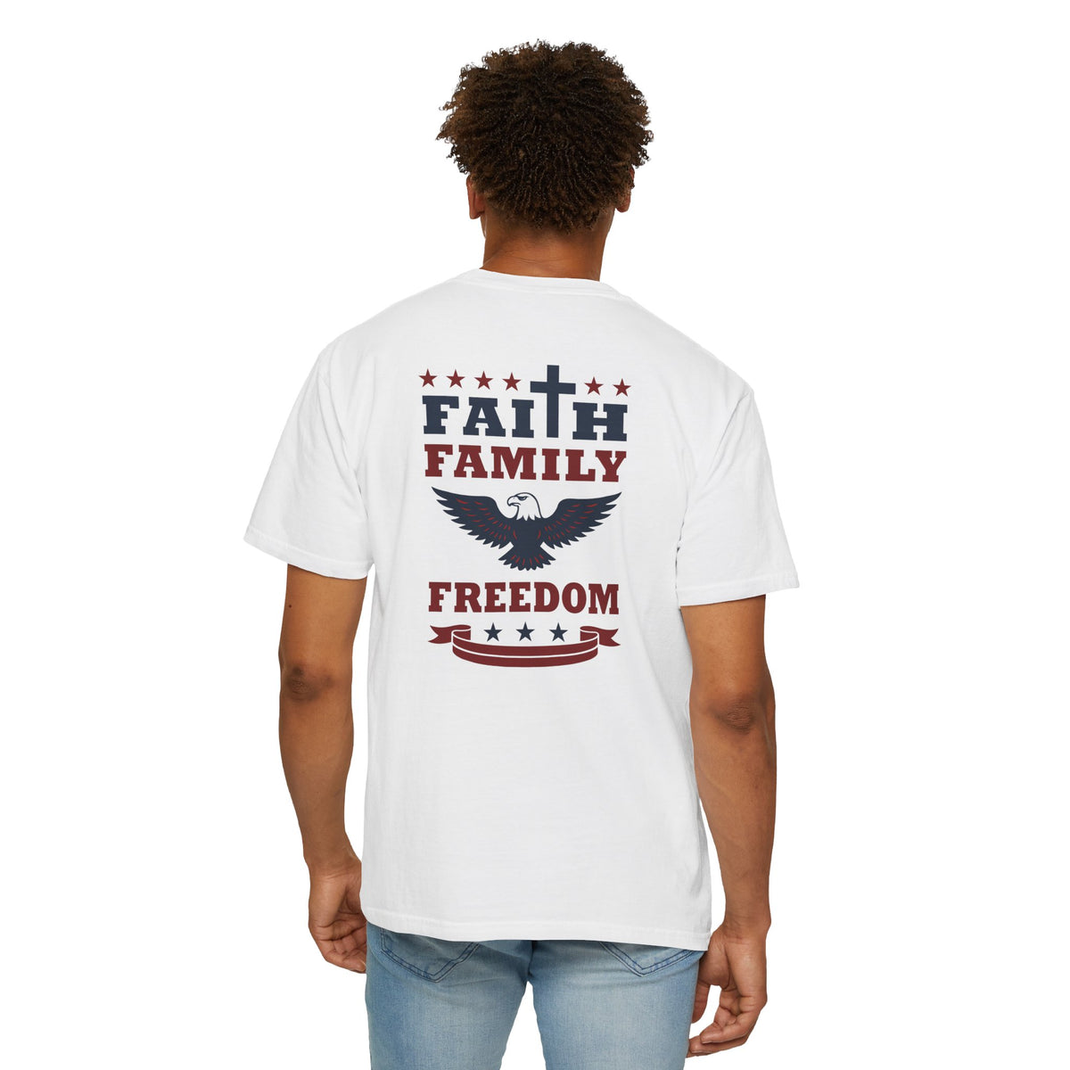 Faith Family Freedom Tee | Christian Patriotic Shirt | In Deo Vincimus