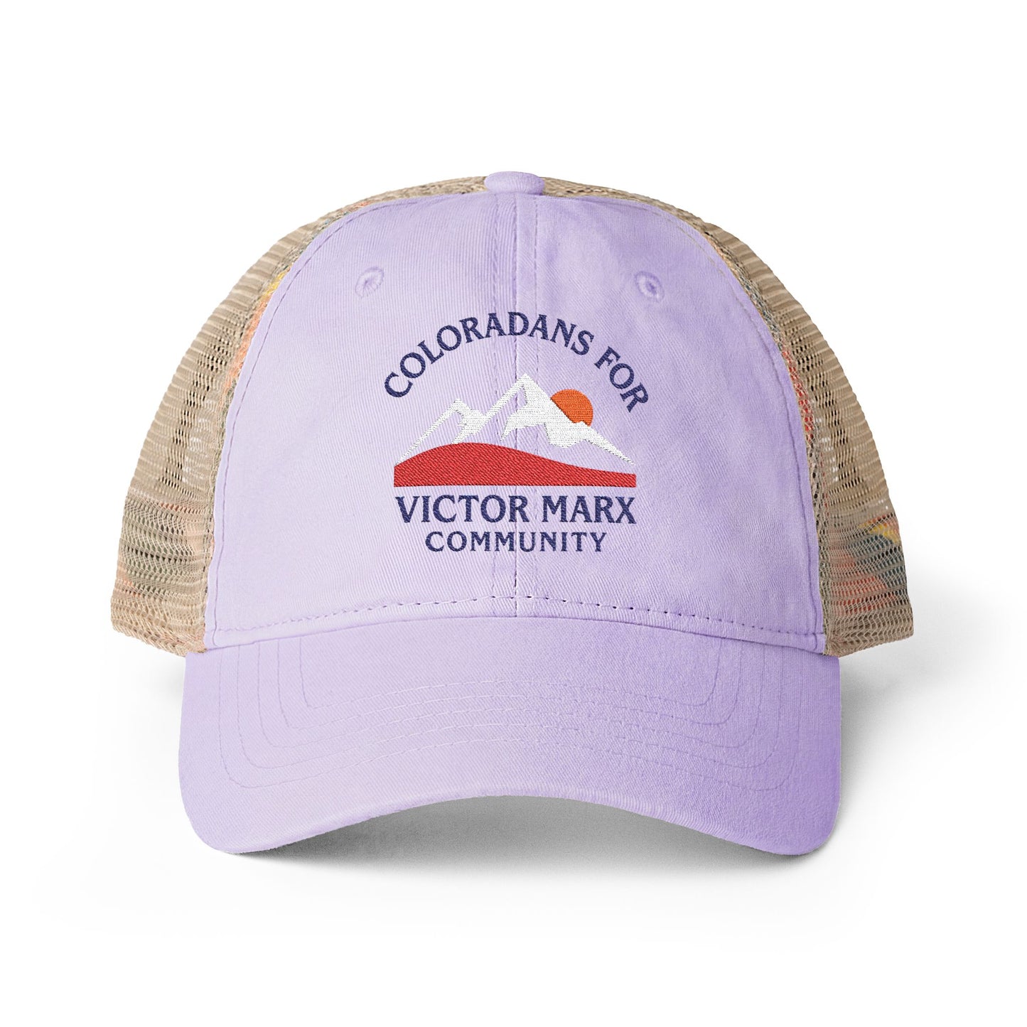 Victor Marx for Colorado | Women's Washed Mesh-Back Cap | CFVM | Liberty & Victory Co.