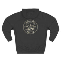 Wilderness Mountain Hoodie — Vintage Outdoor Adventure Pullover