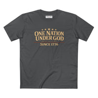 Christian Patriotic T-Shirt | One Nation Under God Eagle & Rider | ONUG × OMR | Everyday Essentials | Veteran-Owned | Liberty & Victory Co.