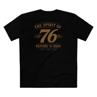 Christian Patriotic T-Shirt | Spirit of '76 Restore the Roar 1776–2026 Signature | Liberty-In-One | Liberty & Victory
