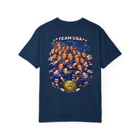 Patriotic T-Shirt | USA Hockey Milan 2026 | Team USA Women's Hockey Victory Design | Liberty & Victory