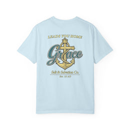 Coastal Faith | Grace Leads You Home — Coastal Christian Faith T-Shirt | Veteran-Owned Small Business | Liberty & Victory Co.