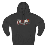 Patriotic Hoodie | Victor for Colorado American Flag Design | Veteran-Owned | Liberty & Victory Co.