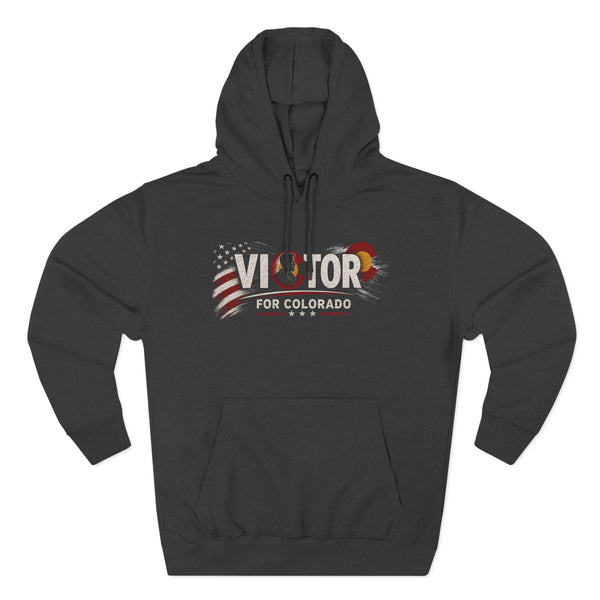 Patriotic Hoodie | Victor for Colorado OMR Eagle American Flag Design | Veteran-Owned | Liberty & Victory Co.