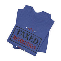 Patriotic Christian T-Shirt | Taxed. Revolution. 1776–2026 Anniversary Everyday Tee | Liberty-In-One | Liberty & Victory