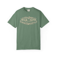 Mountain Faith | Walk By Faith — T-Shirt Mountain Wreath | Veteran-Owned Small Business | Liberty & Victory Co.