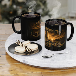 Christian Faith Mug | Coastal Redemption Ashore | Salt & Salvation | Liberty & Victory