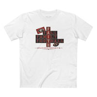 Faith & Sport | Fall Family Football — T-Shirt Faith Runs Through It-Georgia Bulldogs Edition | Game Day Faith Tee | Veteran-Owned Small Business | Liberty & Victory Co.