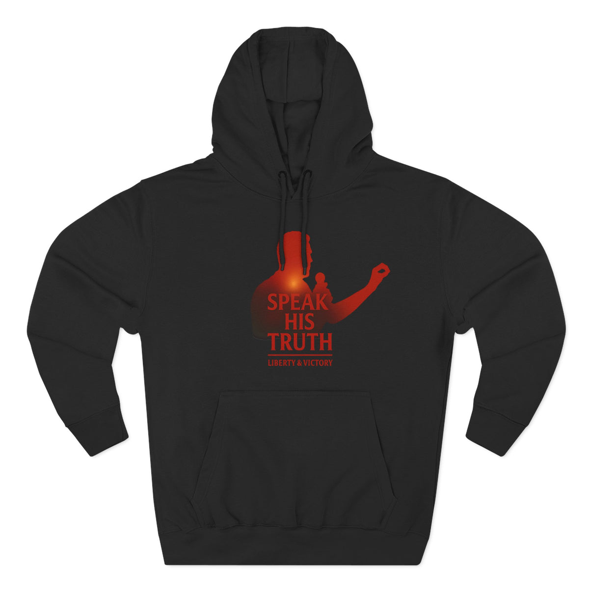 Speak His Truth Hoodie — Christian Faith Graphic Pullover