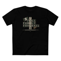 Faith & Sport | Fall Family Football — T-Shirt Faith Runs Through It-Michigan State Edition | Game Day Faith Tee | Veteran-Owned Small Business | Liberty & Victory Co.