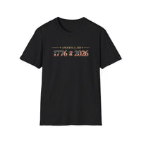 Patriotic Christian T-Shirt | America 250th Anniversary 1776-2026 Founder Tee | Liberty-In-One | Liberty & Victory