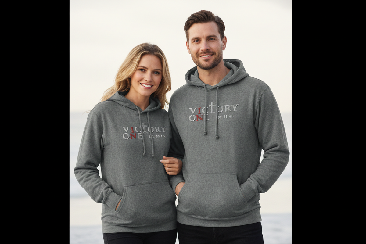 Victory-In-One™ Elite Embroidered Hoodie | Est. 33 AD