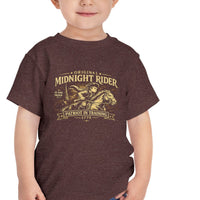 Kids Patriotic T-Shirt | Midnight Rider Patriot in Training Toddler Essentials | Liberty-In-One | Liberty & Victory