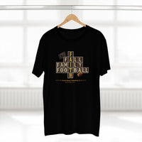 Faith & Sport | Fall Family Football — T-Shirt Faith Runs Through It-Pittsburgh Edition | Game Day Faith Tee | Veteran-Owned Small Business | Liberty & Victory Co.