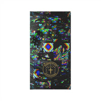 Adversarial Design Neck Gaiter | Glitch Pixel Skull Face Shield | Privacy Apparel | Liberty & Victory