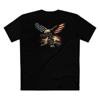 Christian Patriotic T-Shirt | One Nation Under God Eagle & Rider | ONUG × OMR | Everyday Essentials | Veteran-Owned | Liberty & Victory Co.