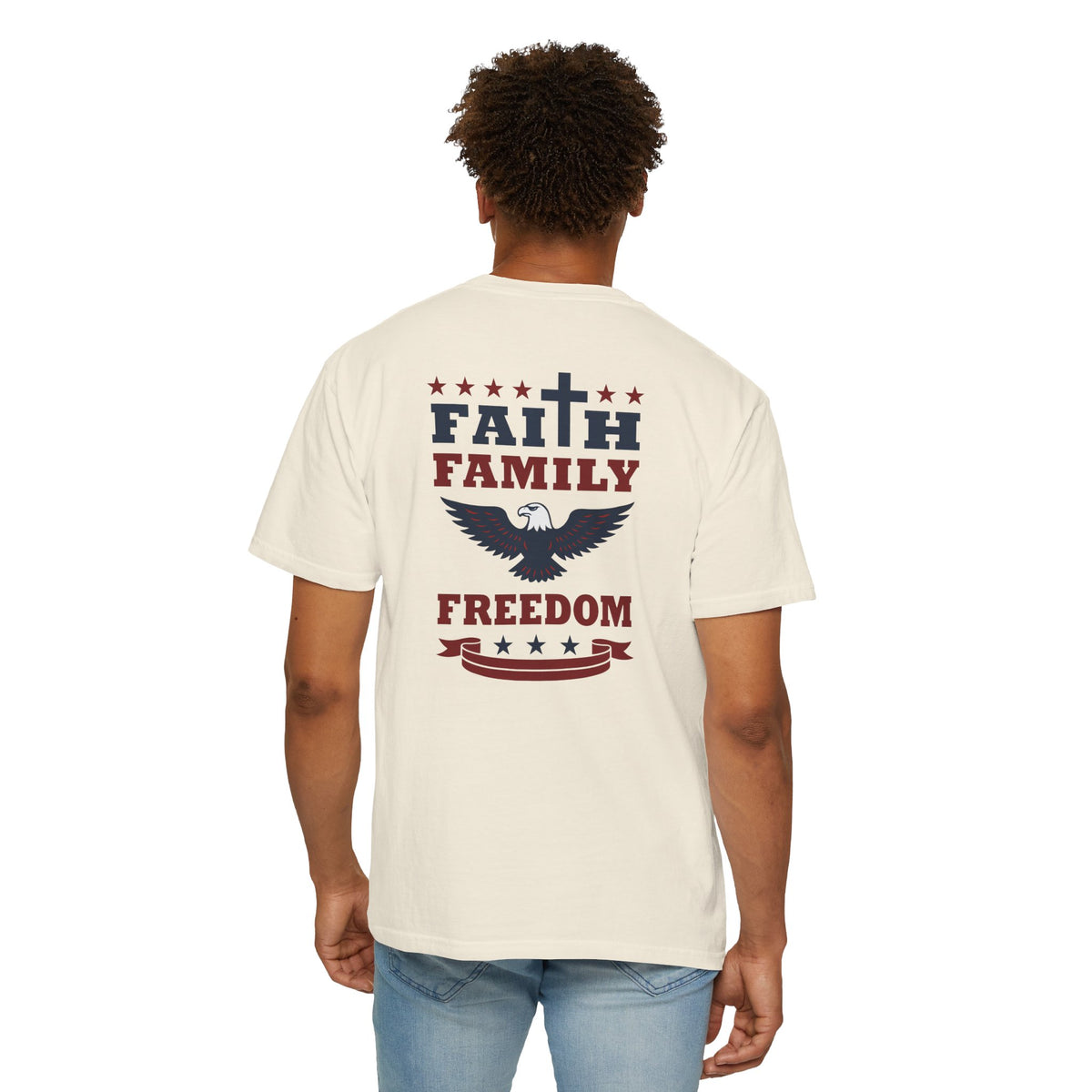 Faith Family Freedom Tee | Christian Patriotic Shirt | In Deo Vincimus