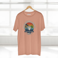 Christian Beach T-Shirt | Margaritas & Mercy Forgiven Not Frozen Sunset Beach Faith Tee | Liberty & Victory
