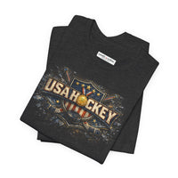 USA Hockey Michigan Connection Tee — Milan 2026 Team Hockey T‑Shirt