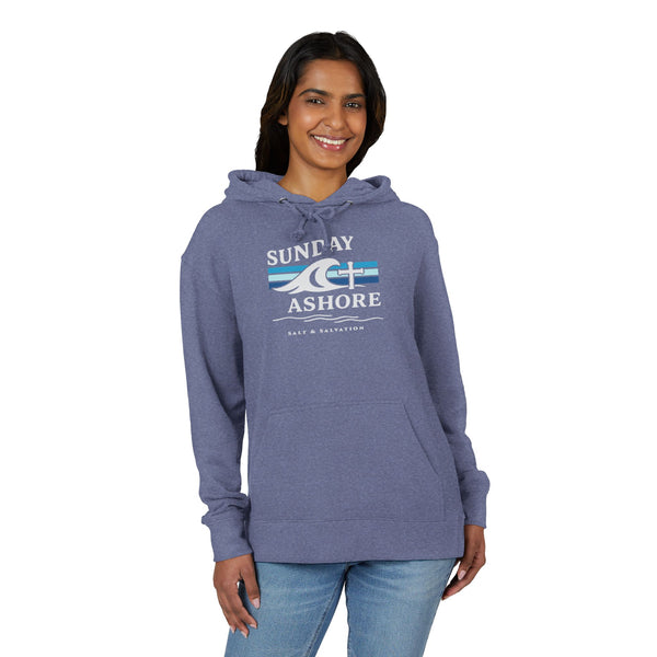 Sunday Ashore Hoodie | Coastal Surf Faith Sweatshirt