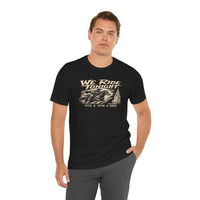 Patriotic Christian T-Shirt | We Ride Tonight | 1776 Founders Line | Original Midnight Rider | Liberty & Victory Co.
