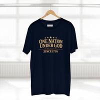 Christian Patriotic T-Shirt | One Nation Under God Eagle & Rider | ONUG × OMR | Everyday Essentials | Veteran-Owned | Liberty & Victory Co.
